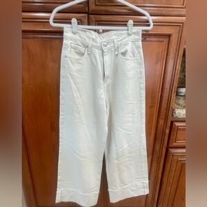Rag & Bone Cream Denim Pants